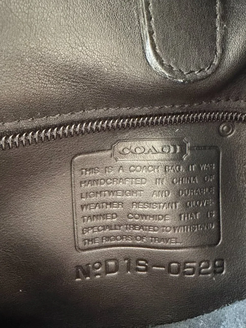 Coach Black Leather Drawstring Backpack Bucket Bag D1S-0529 Vintage 90s Designer - Picture 3 of 7